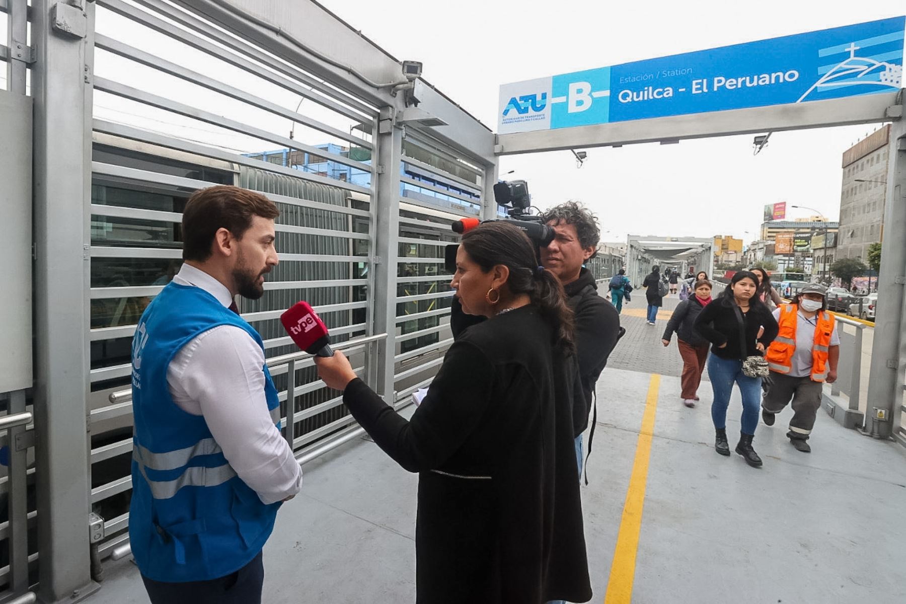 “De 3,500 a 5,000 pasajeros conocerán la historia del país en estación Quilca-El Peruano”, informa vocero de ATU. Foto: ANDINA/Juan Carlos Guzmán