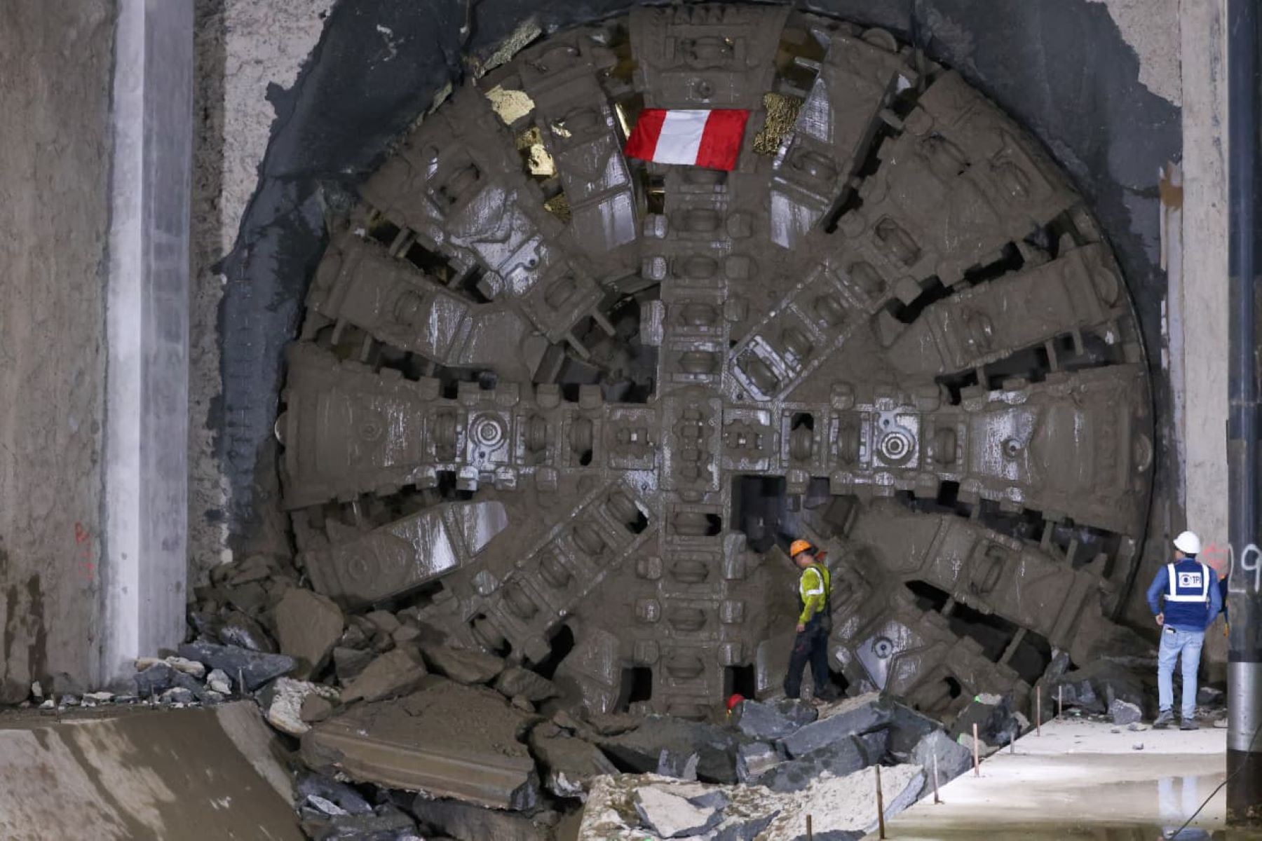 Con este avance, ya son 2 km de túnel construido en este Ramal, que tendrá 8 estaciones y se interconectará con la Línea 2 en la estación Carmen de la Legua. Foto: Difusión