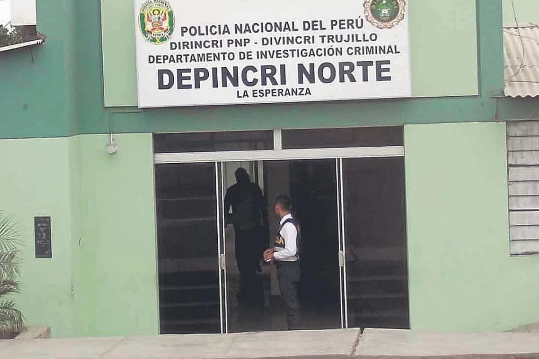 La sede del Departamento de Investigación Criminal (Depincri) Norte está ubicada en el distrito trujillano de La Esperanza. Foto. Cortesía Luis Puell