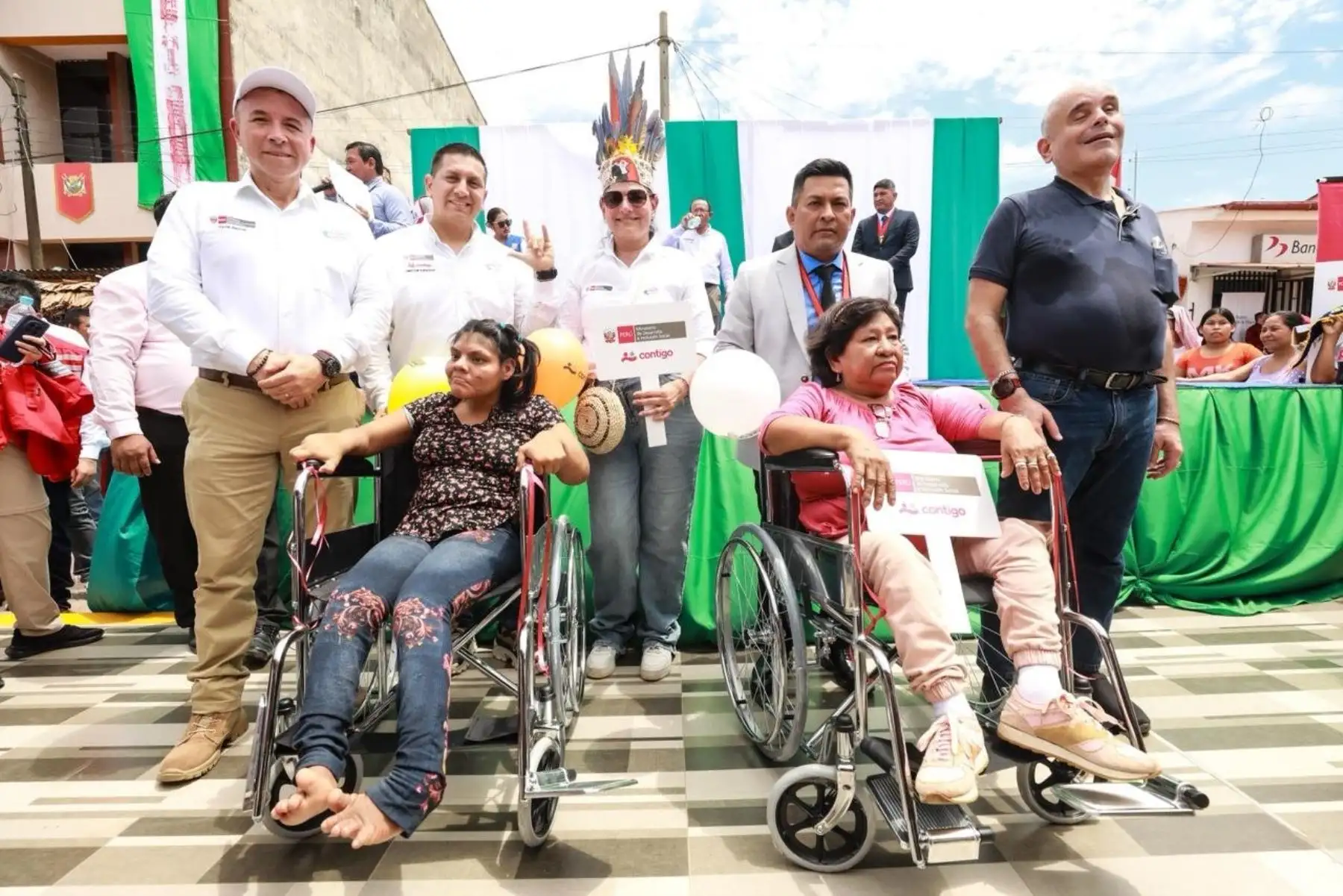 El Ministerio de Desarrollo e Inclusión Social supervisó  en la provincia de Requena, región Loreto, el cuarto cobro de la pensión no contributiva bimestral de S/300 de las personas con discapacidad severa en situación de pobreza o pobreza extrema del programa CONTIGO.
Foto: Midis