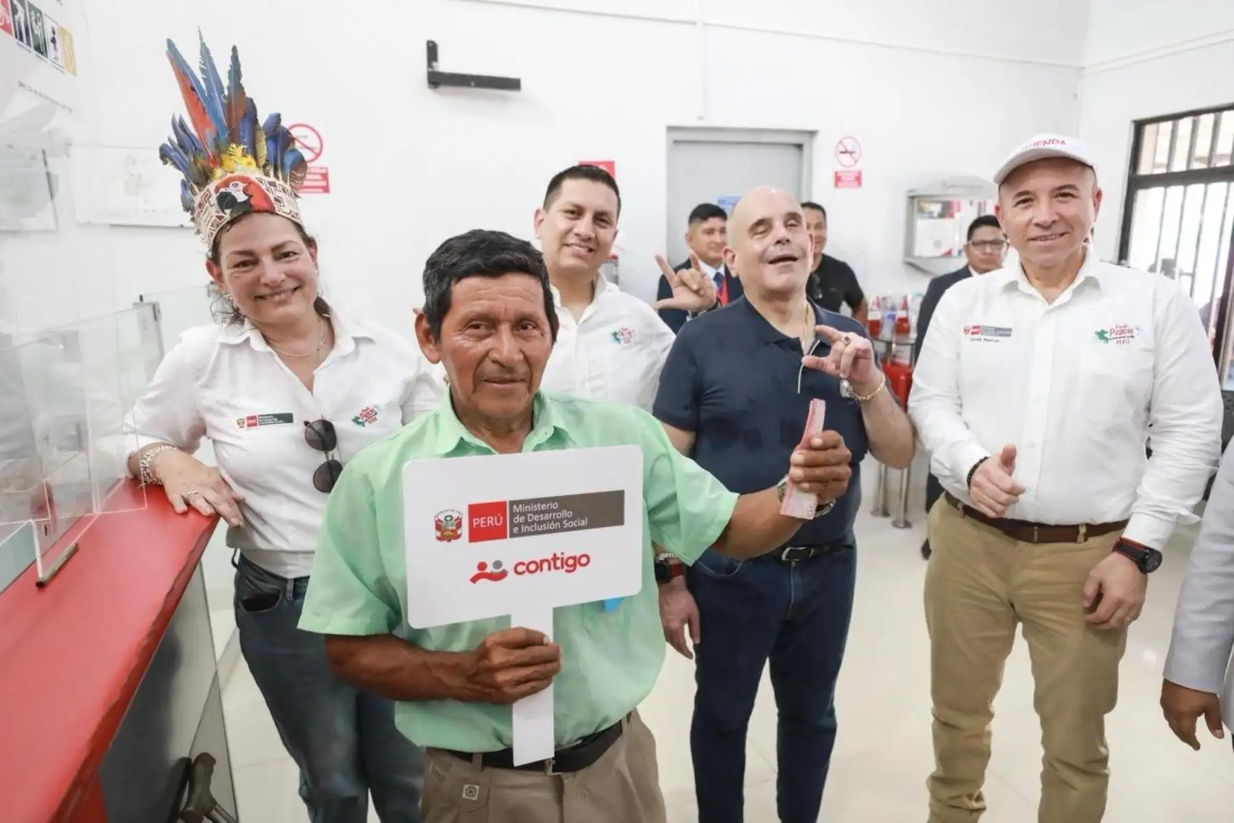 El Ministerio de Desarrollo e Inclusión Social supervisó  en la provincia de Requena, región Loreto, el cuarto cobro de la pensión no contributiva bimestral de S/300 de las personas con discapacidad severa en situación de pobreza o pobreza extrema del programa CONTIGO.
Foto: Midis