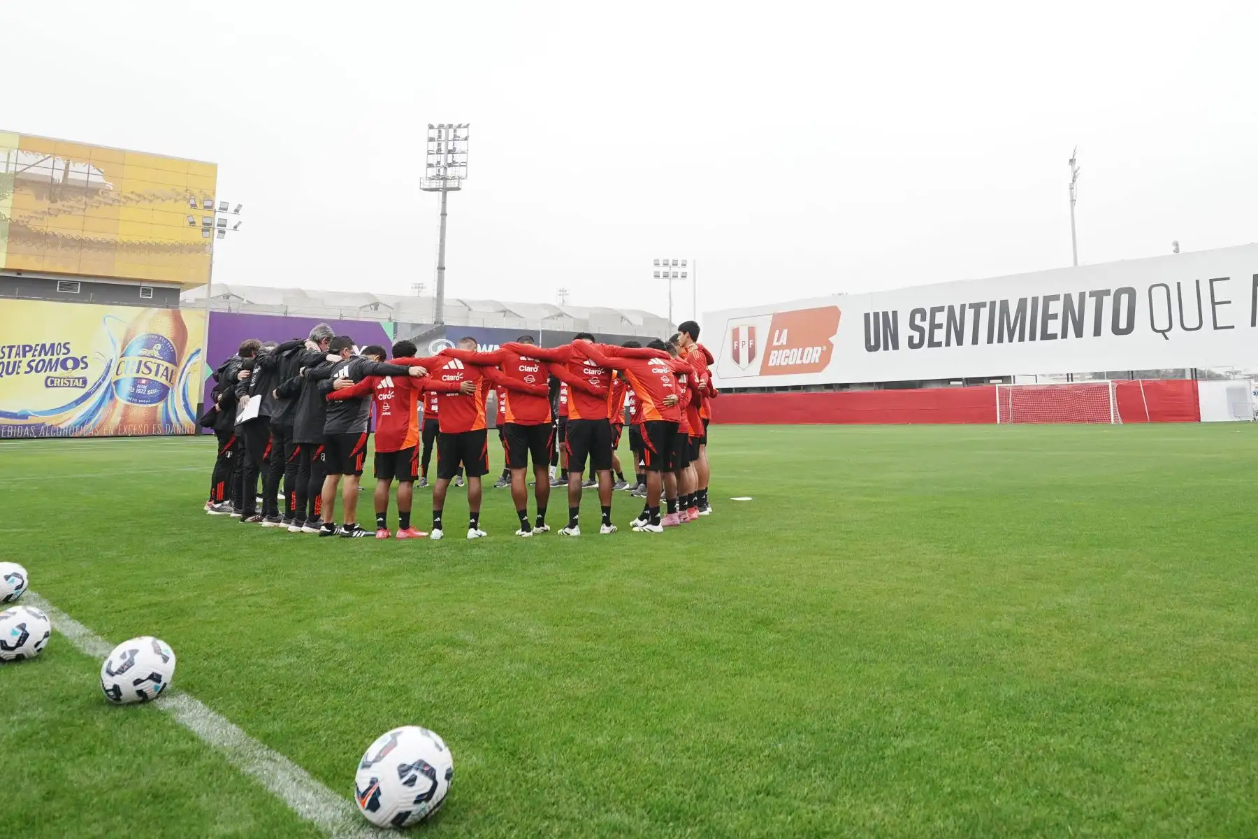 La selección peruana inició sus entrenamientos pensando en los próximos partidos de Eliminatorias ante Uruguay y Paraguay, respectivamente. El plantel trabajó en la Videna FPF bajo la dirección de Oscar Ibáñez.
Foto: FPF