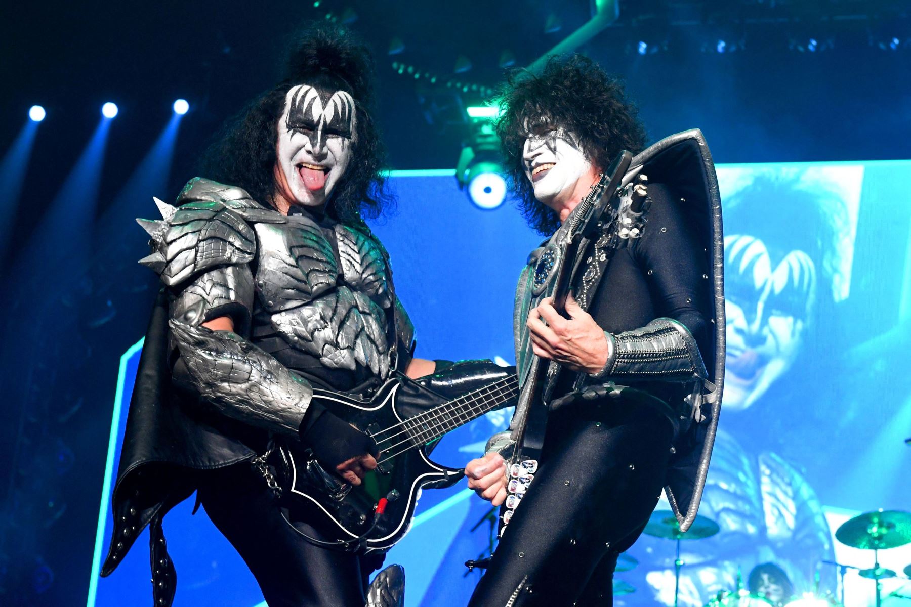Simmons formó la banda de rock Wicked Lester en la década de 1970 con Paul Stanley y grabó un álbum, que nunca fue lanzado. Foto: AFP