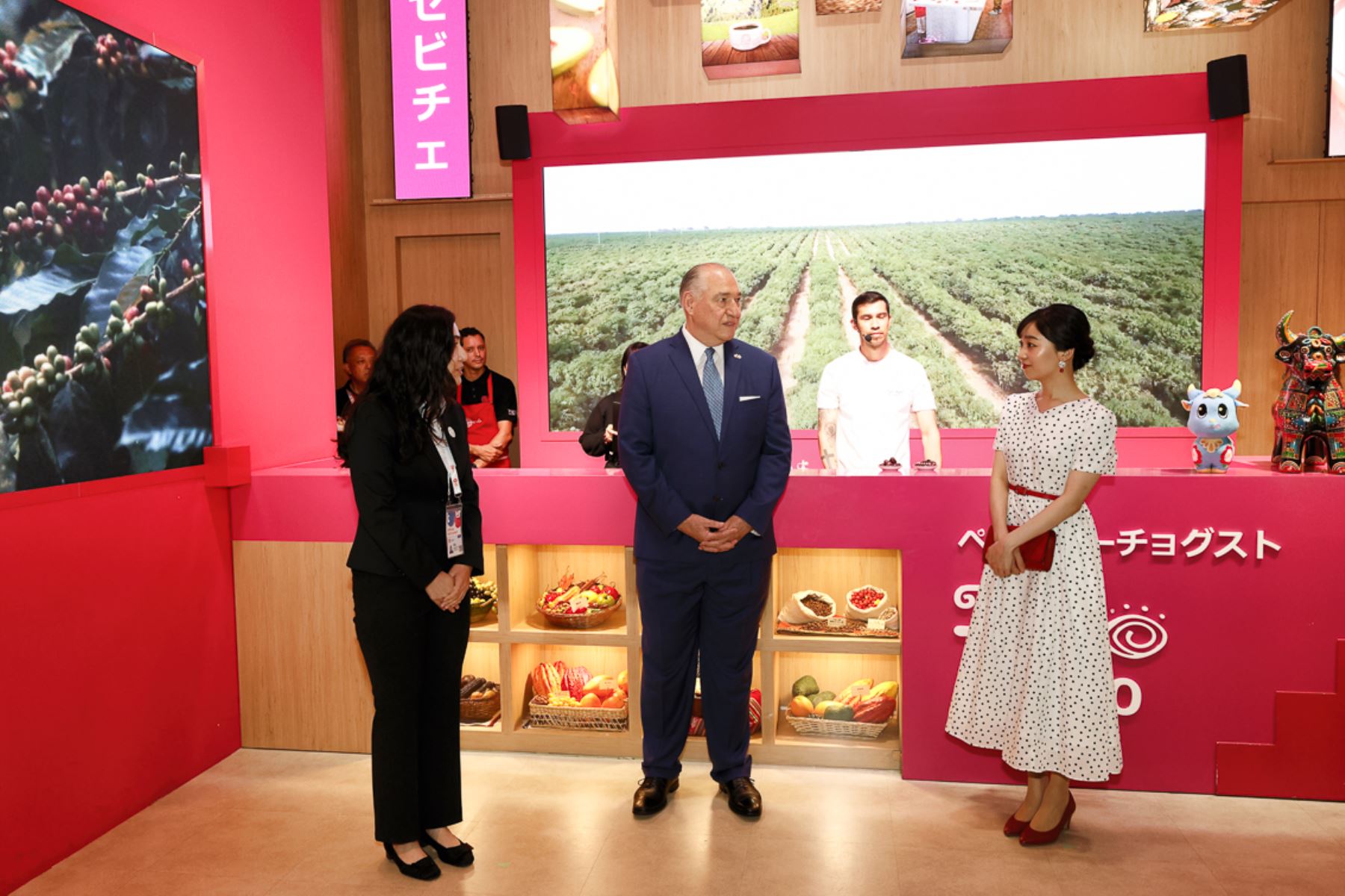La visita de la princesa Kako finalizó con una degustación de platos emblemáticos de la gastronomía peruana.  Foto: ANDINA/Difusión