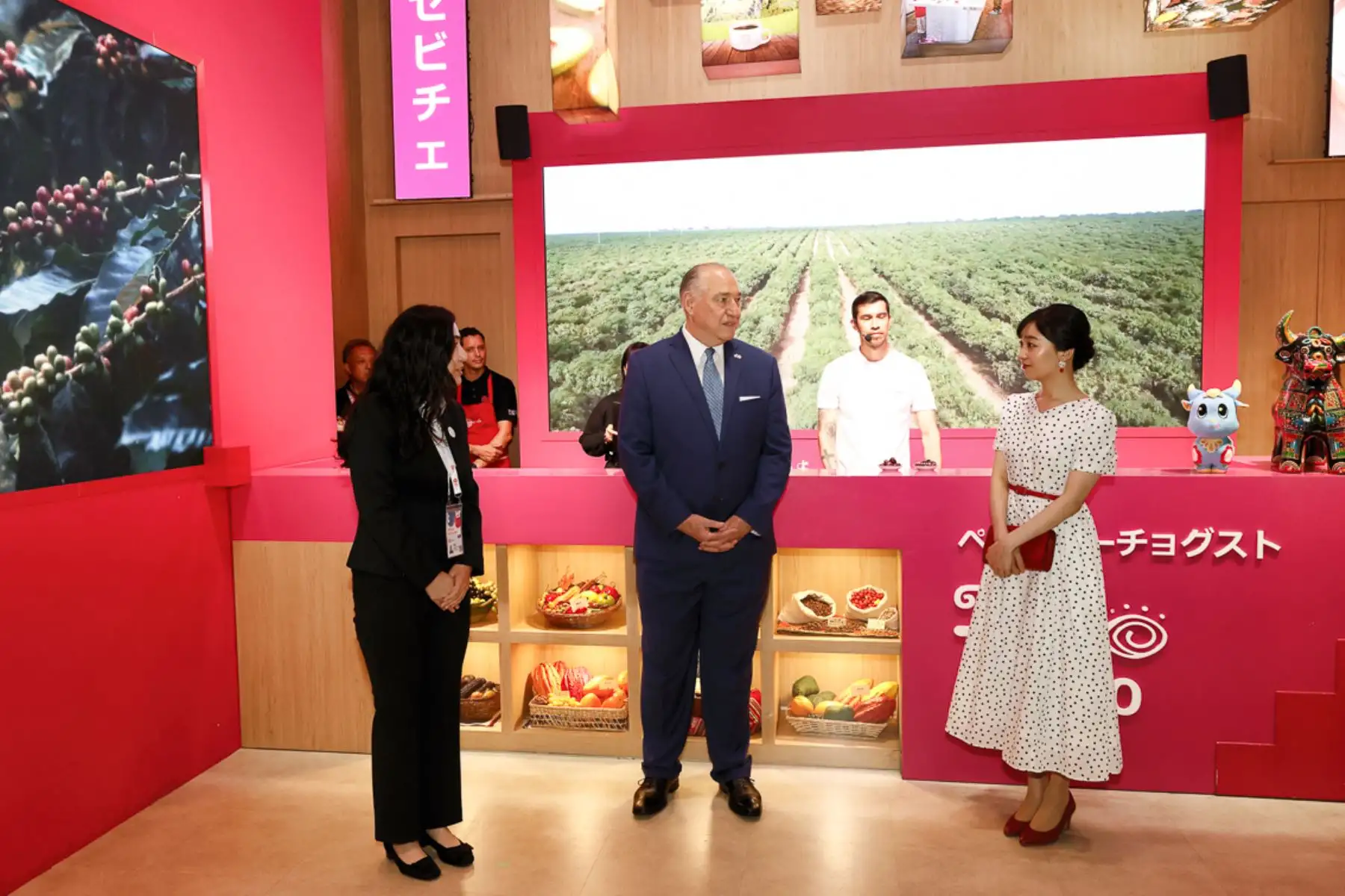 La visita de la princesa Kako finalizó con una degustación de platos emblemáticos de la gastronomía peruana.  Foto: ANDINA/Difusión