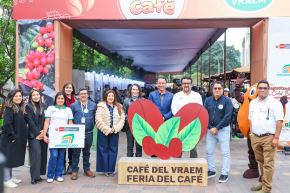 Productores cafetaleros del VRAEM superaron sus expectativas de venta en feria en Miraflores. Foto: MIDAGRI/Difusión.