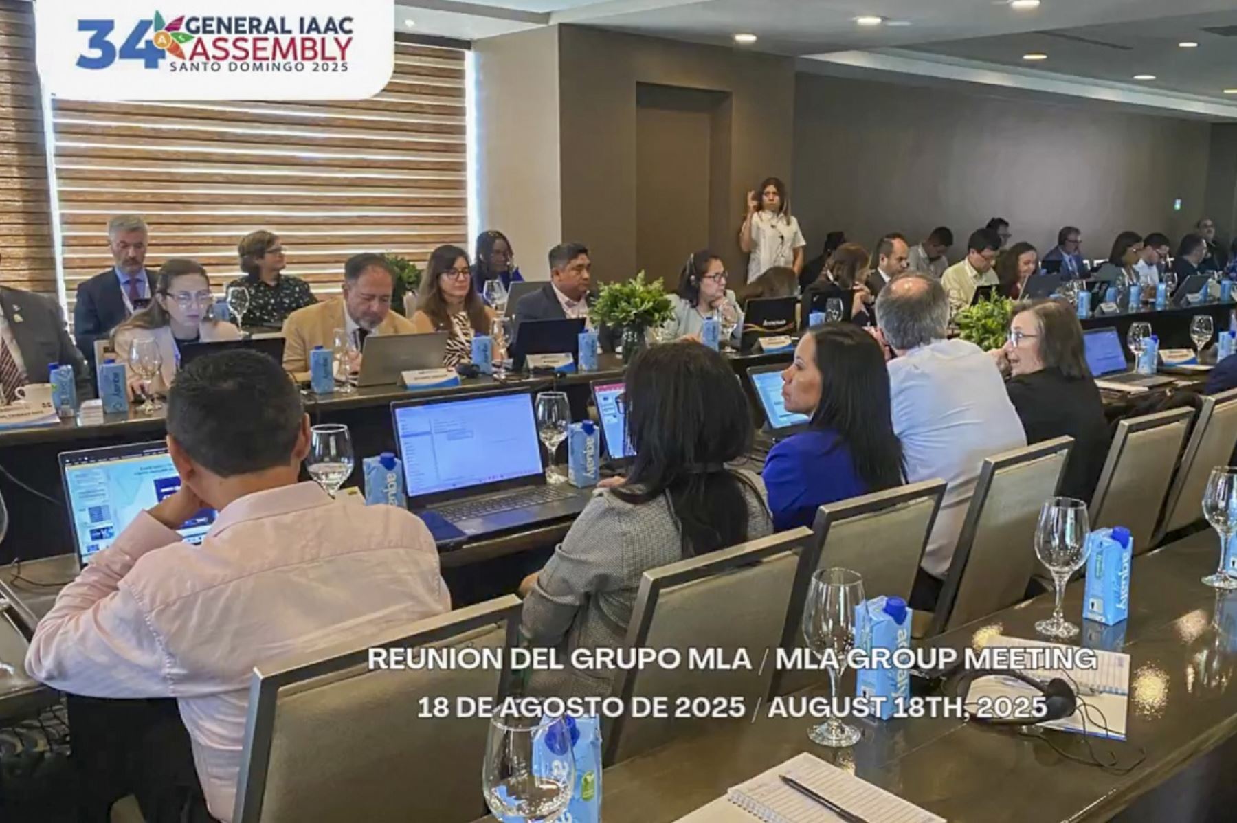 En la 34 Asamblea General de la Cooperación Interamericana de Acreditación (IAAC), realizada en Santo Domingo, se eligió al Perú como anfitrión de la 35 asamblea en el 2026. Foto: Cortesía.