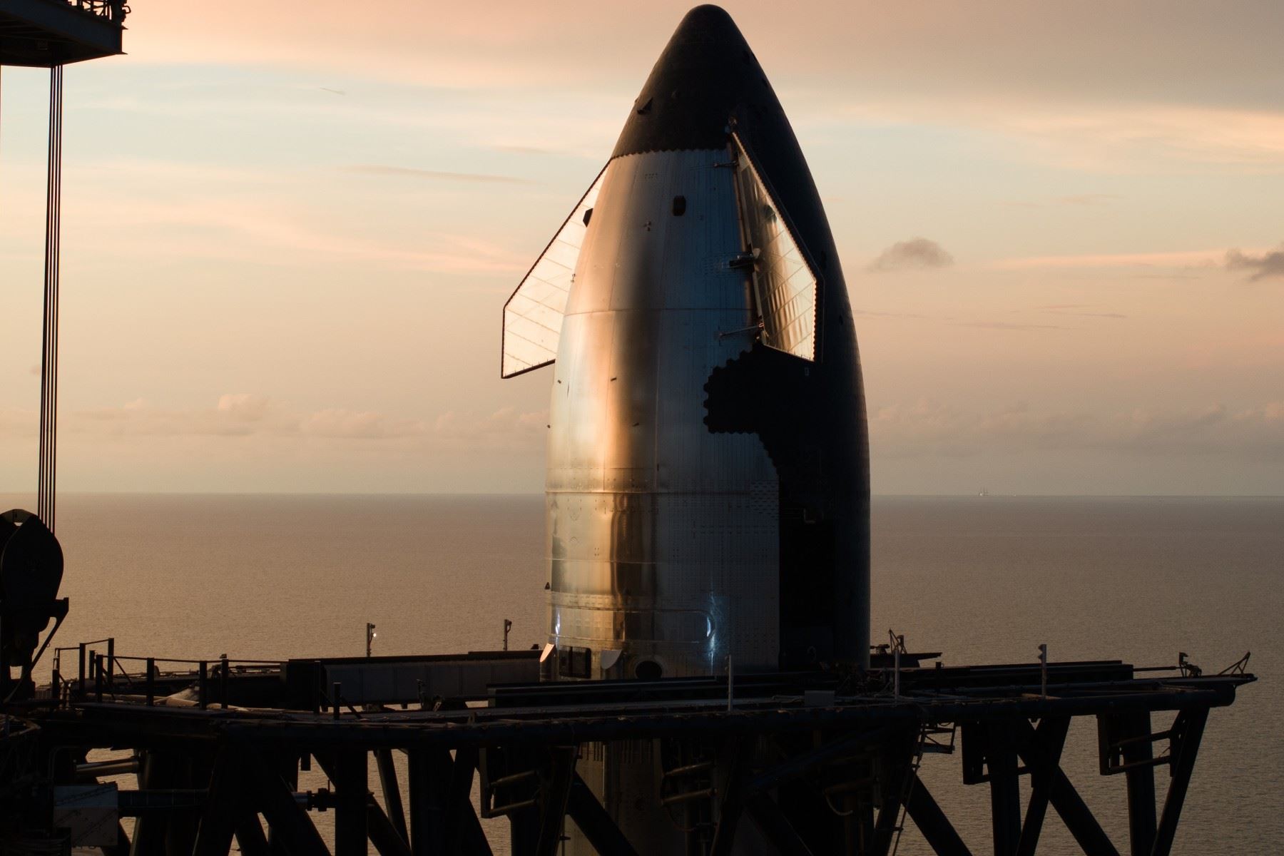 La prueba de vuelo incluye varios experimentos enfocados en permitir que la etapa superior de Starship regrese al sitio de lanzamiento.  Foto: SpaceX