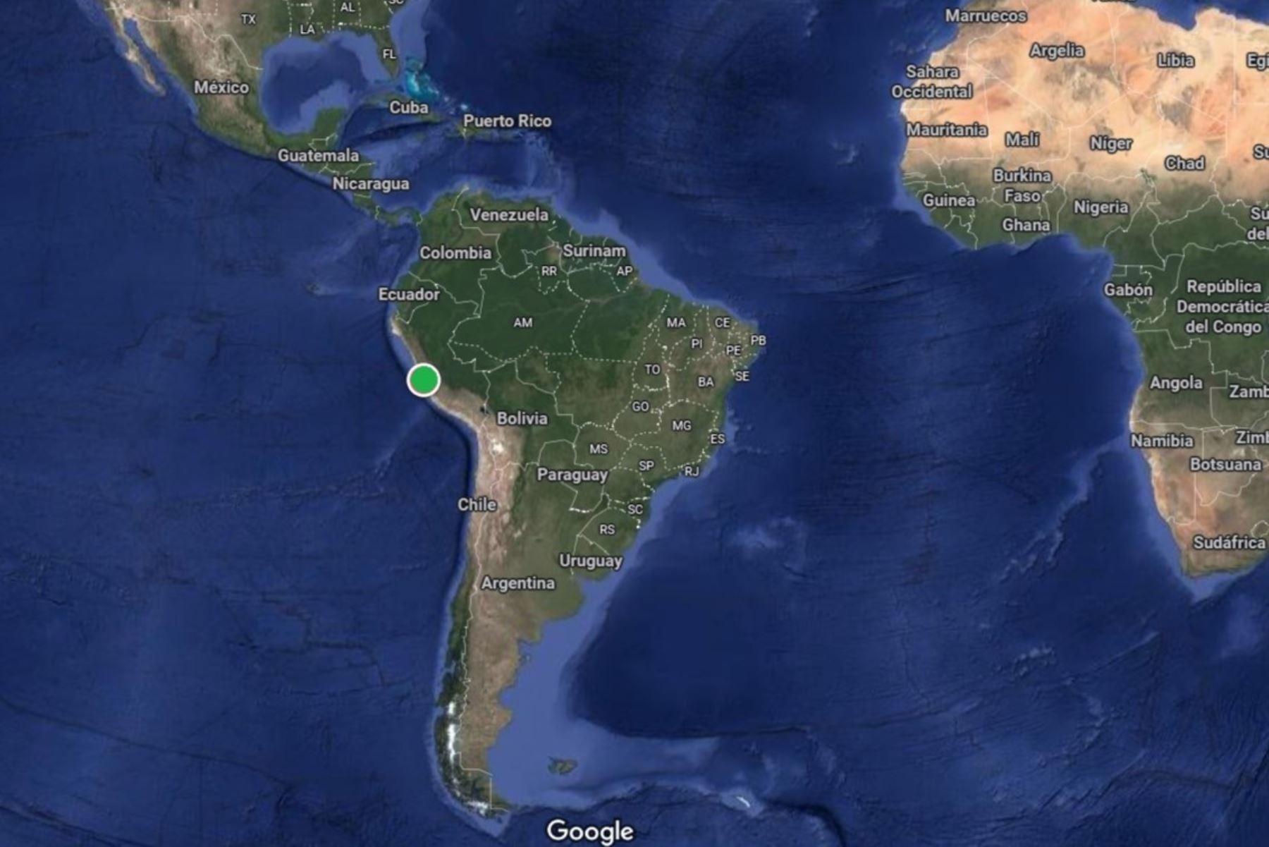 América Latina y el Caribe envían un mensaje firme al mundo en torno a la acción ambiental. Imagen: Google Maps.