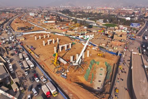 Mañana inicia plan de desvío por las obras del bypass en el cruce de la autopista Ramiro Prialé y  Av. Las Torres