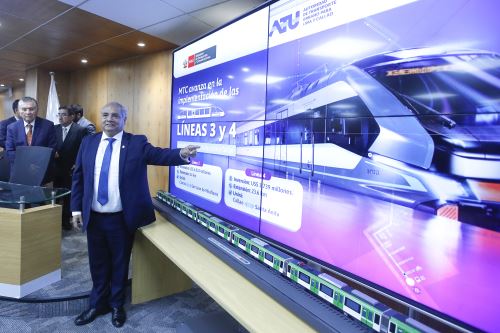 MTC anuncia  financiamiento para ejecutar la Línea 3 y 4 de la Red del Metro de Lima y Callao