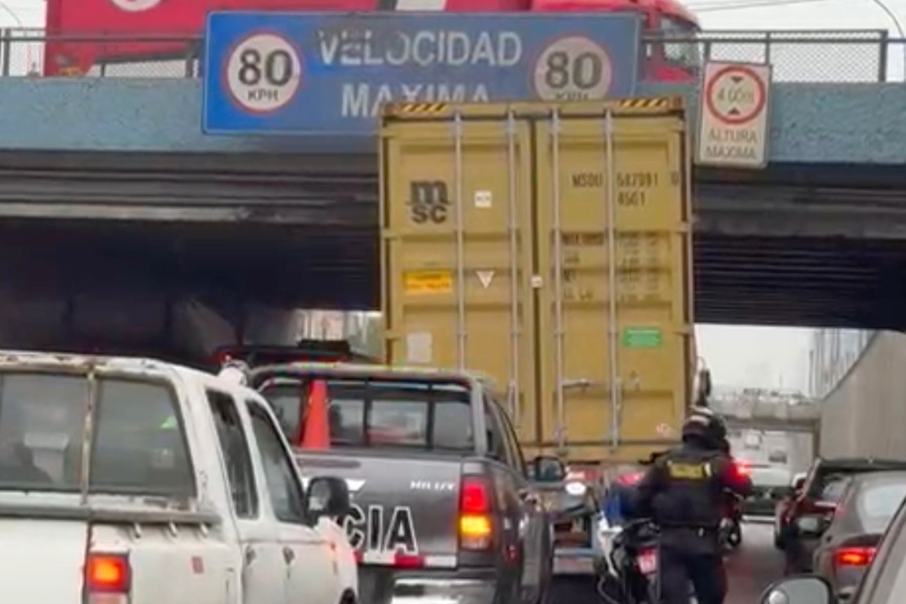 Foto captura de video de la agencia Andina.