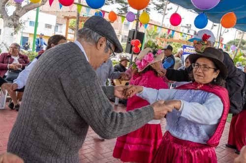 Carmen de la Legua: Abuelitos celebraron su día con guitarra y cajón