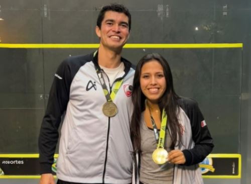 Diego Elías y Luciana Castillo triunfaron en el Campeonato Panamericano de Squash
