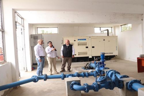 Esta inspección estuvo encabezada por el presidente ejecutivo del Organismo Técnico de la Administración de los Servicios de Saneamiento (OTASS) y representantes de la EPS Grau.