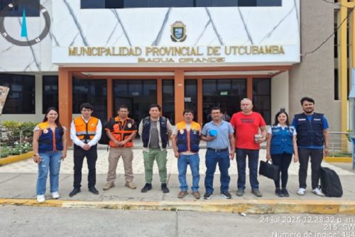 El deslizamiento amenaza con represar el río, afectar la carretera Fernando Belaunde Terry y poner en riesgo a localidades como Santa Rosa de Pacpa.