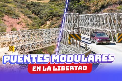 Con la instalación de estas estructuras en las rutas PE-10C, PE-12B y PE-12C se benefician directamente las comunidades de los distritos de Parcoy, Urcay y Tayabamba. Foto: MTC