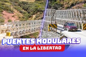 Con la instalación de estas estructuras en las rutas PE-10C, PE-12B y PE-12C se benefician directamente las comunidades de los distritos de Parcoy, Urcay y Tayabamba. Foto: MTC