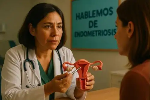 La detección temprana de la endometriosis es fundamental. [Imagen generada con IA/Minsa]