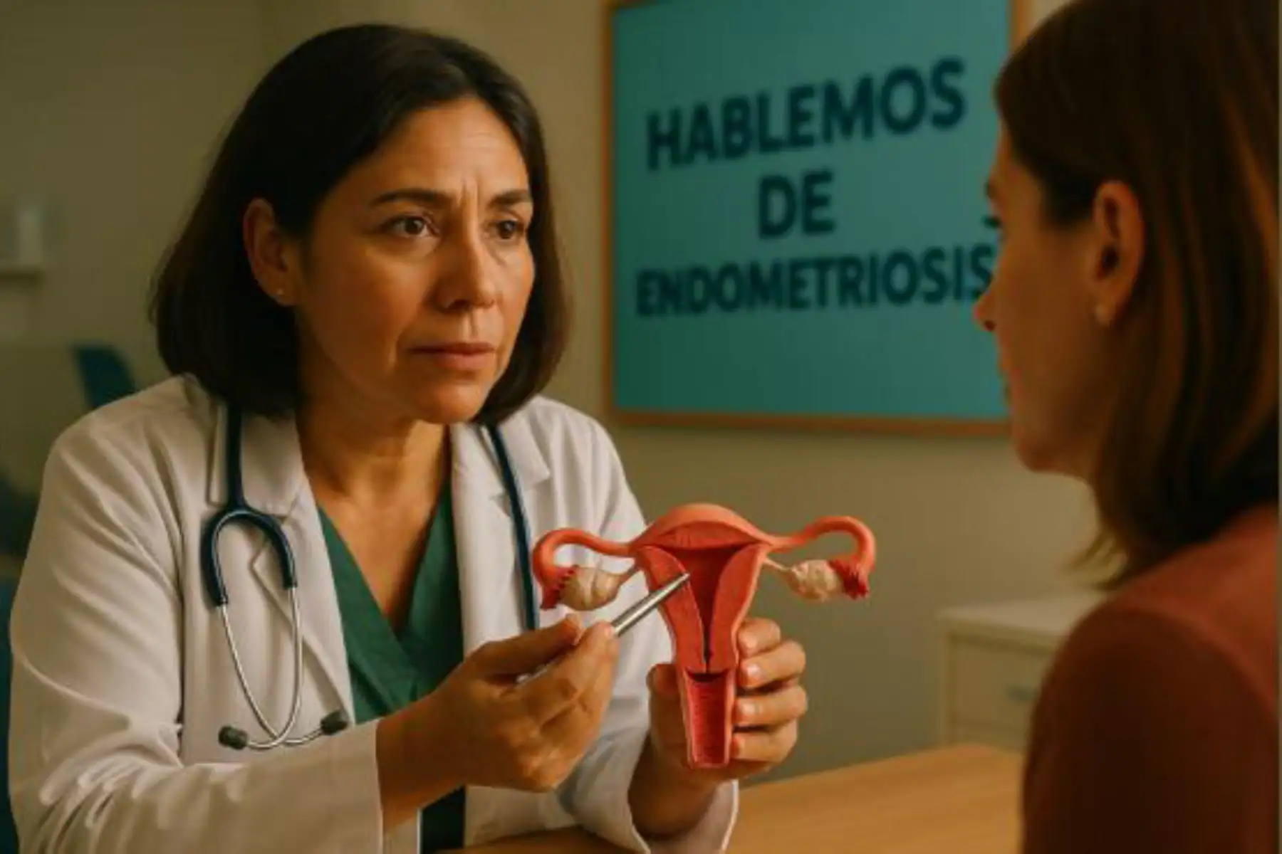 La detección temprana de la endometriosis es fundamental. [Imagen generada con IA/Minsa]