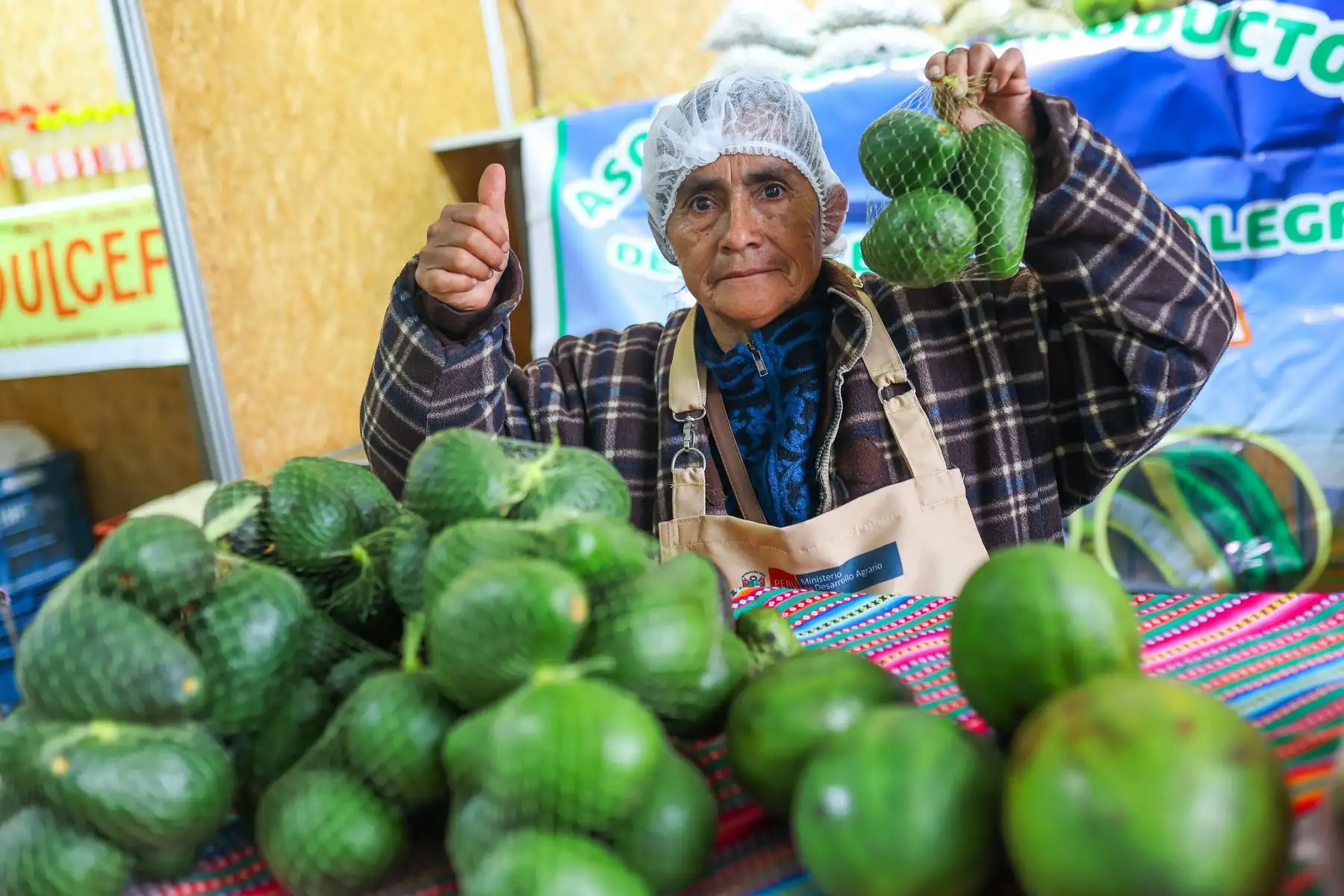 Titular del MIDAGRI se hizo presente en la feria más importante del país, donde se ofrecen productos de costa, sierra y selva al alcance de tu bolsillo. Foto: ANDINA/MIDAGRI