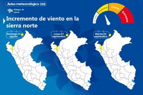 Los posibles departamentos de afectación son Cajamarca, Lambayeque y Piura. Foto: Senamhi