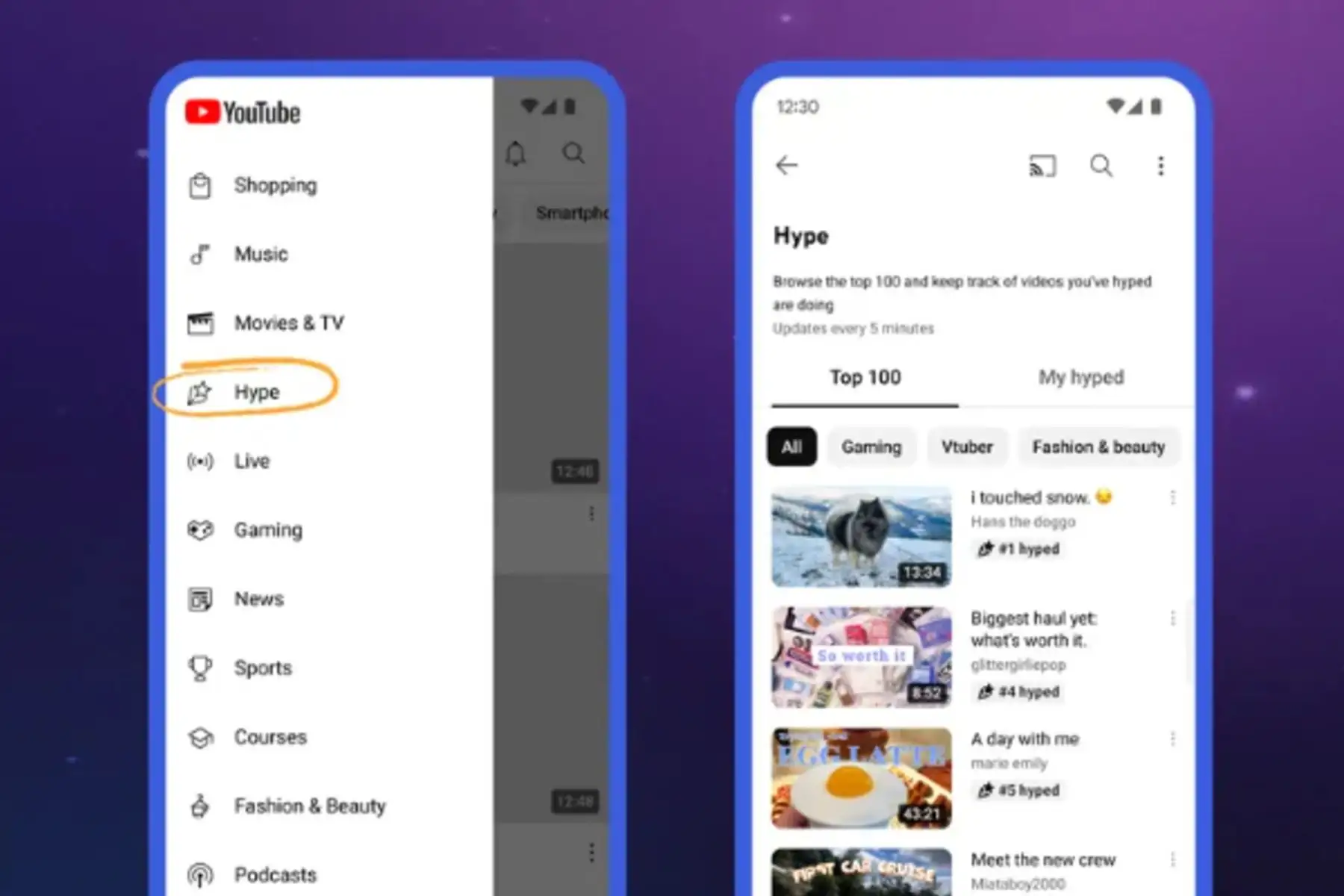 YouTube lanza la función “Hype” en 39 países; Perú aún no está incluido