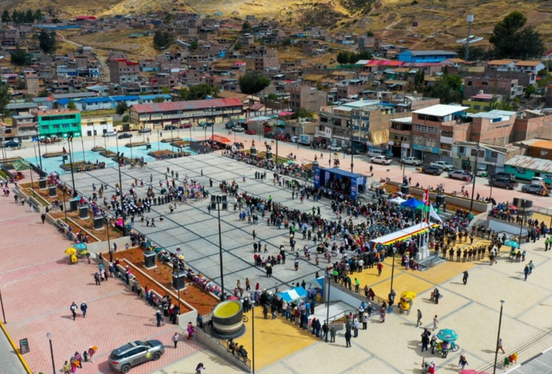 Junín: inauguran Plaza Monumental 20 de Enero que rinde tributo a la Tunantada