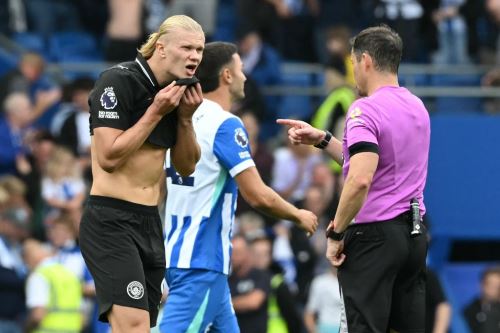 Erling Haaland  anotó su gol número 88 en cien partidos con el City