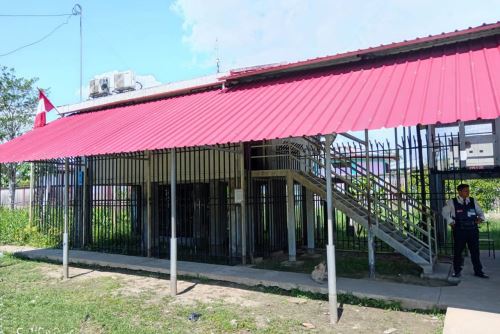 Agencia Banco de la Nación Santa Rosa en la frontera con Colombia y Brasil. ANDINA/Difusión