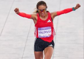 Thalía Valdivia quedó en el segundo lugar de la Maratón de la Ciudad de México