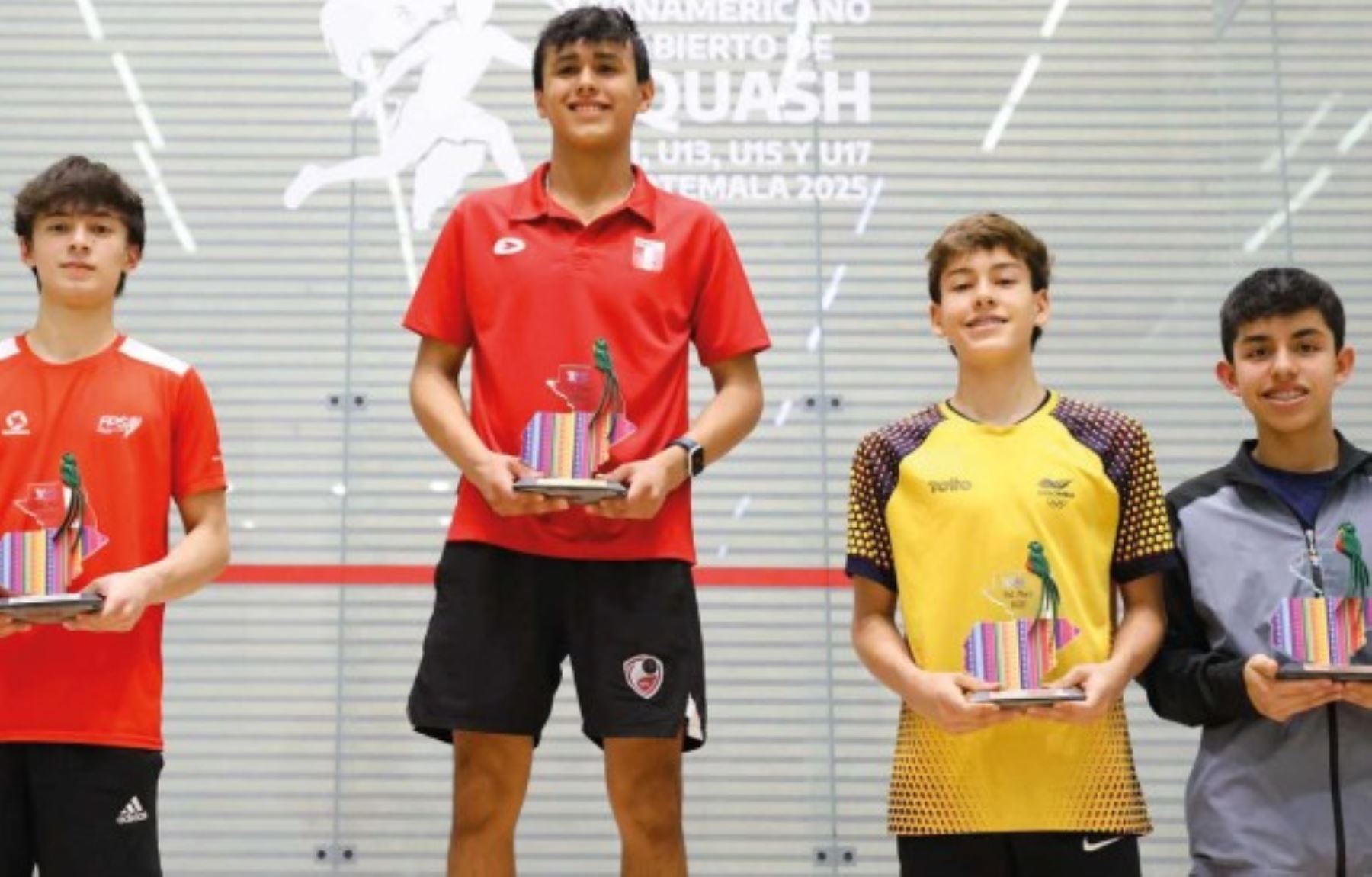 Perú logró cinco medallas en el segundo  Panamericano Abierto de Squash