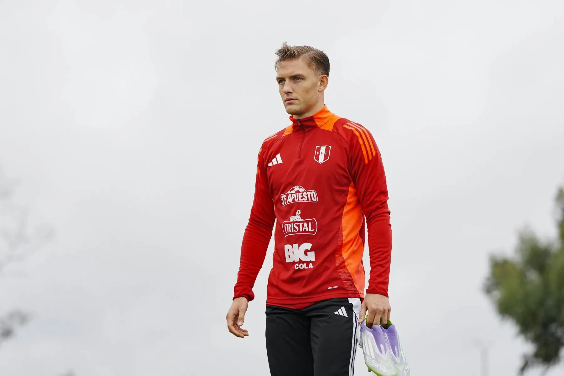 La selección peruana cumplió su segundo día de trabajos en Uruguay. 
Foto: FPF