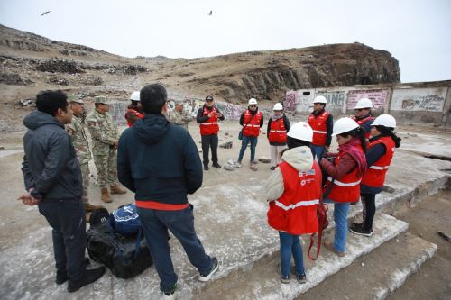 Equipo del MINJUSH realizó reconocimiento técnico en isla El Frontón