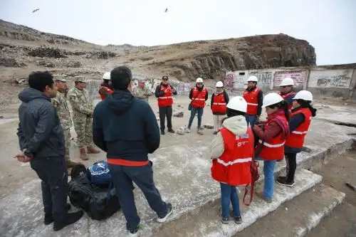 Equipo del MINJUSH realizó reconocimiento técnico en isla El Frontón