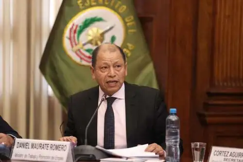 Ministro de Trabajo y Promoción del Empleo, Daniel Maurate Romero. ANDINA/Difusión