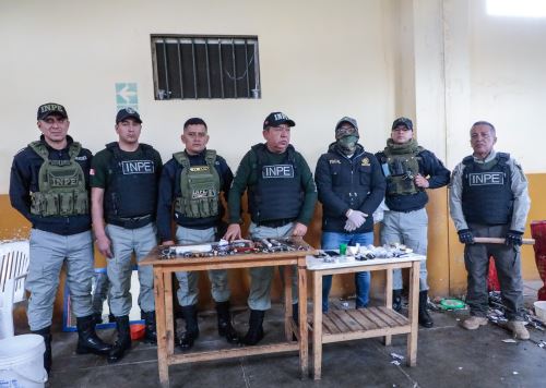 El INPE ejecutó operativo en penal de Cajamarca.