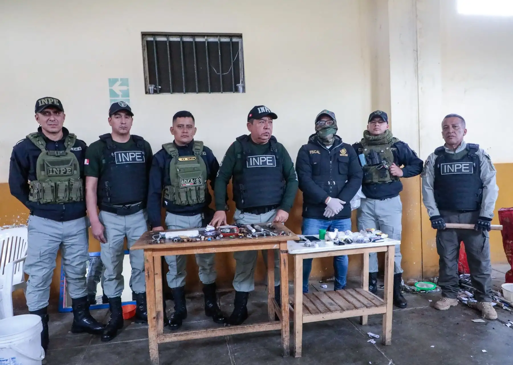 El INPE ejecutó operativo en penal de Cajamarca.