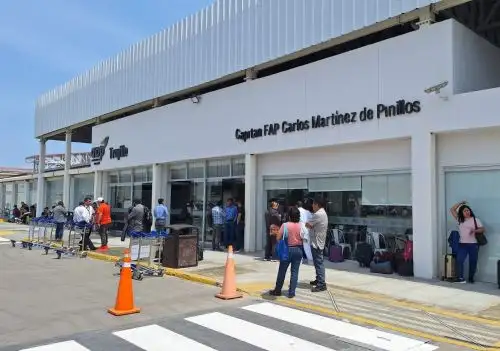 El aeropuerto Capitán FAP Carlos Martínez de Pinillos de la ciudad de Trujillo movilizó alrededor de 473,000 pasajeros durante el primer semestre de este año. ANDINA/Difusión