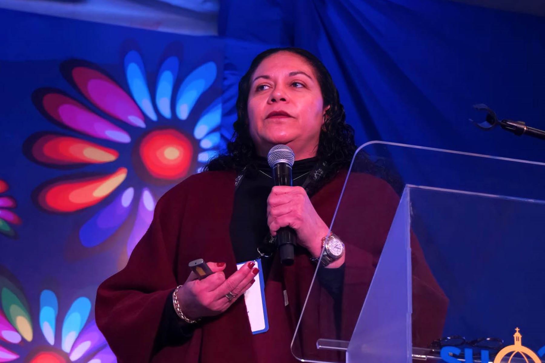 Intendente general de microfinanzas de la SBS, Myriam Córdova. Cortesía Summic 2025