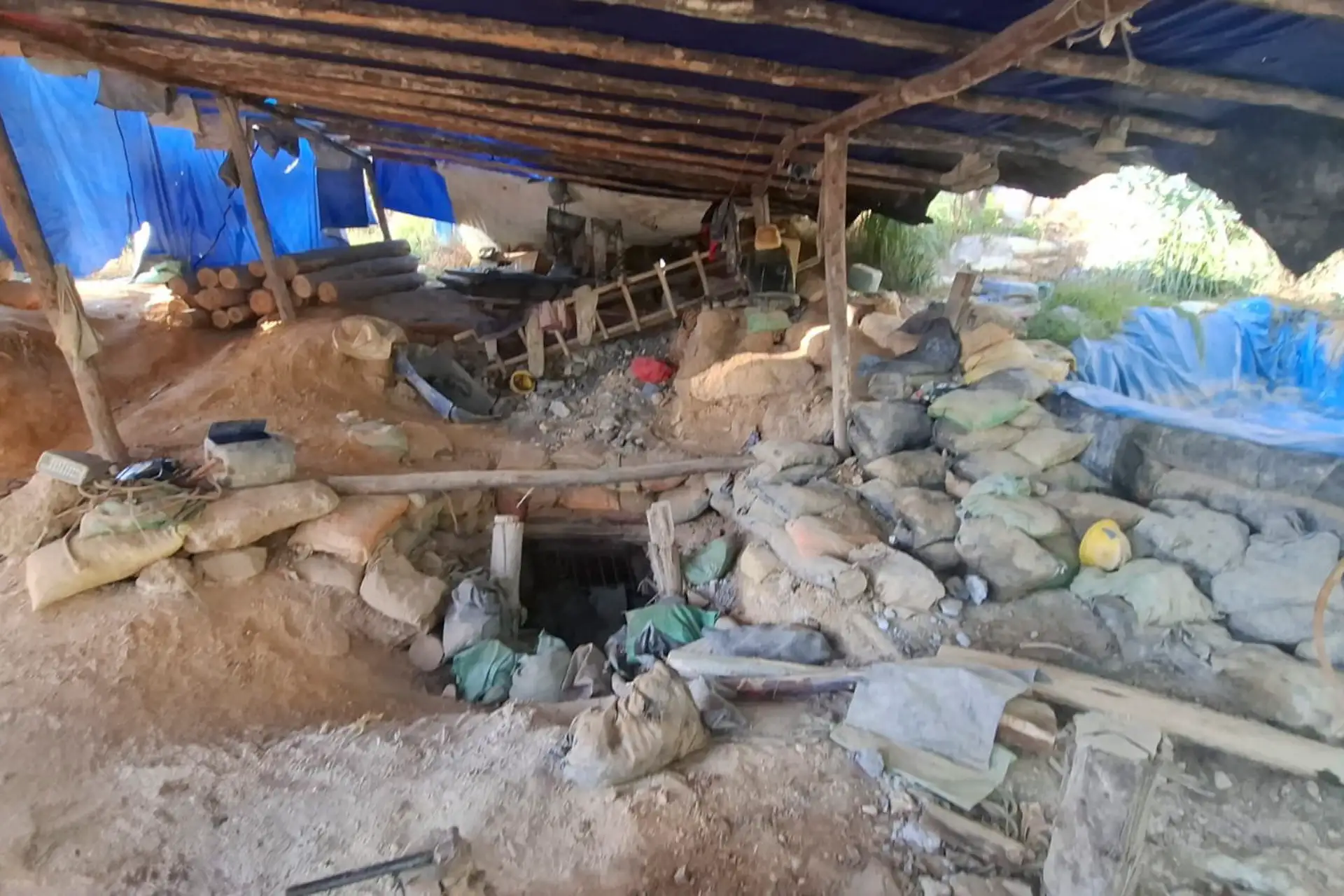La fiscalía inutilizó espacios usados por la minería ilegal. Foto: ANDINA/Difusión