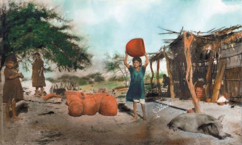 Fotos-óleo de Manuel Quiroz Jiménez. Cortesía