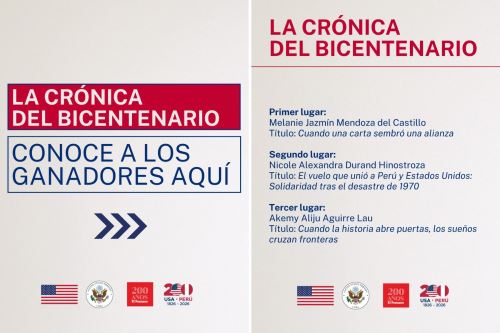 Ganadores del concurso La Crónica del Bicentenario