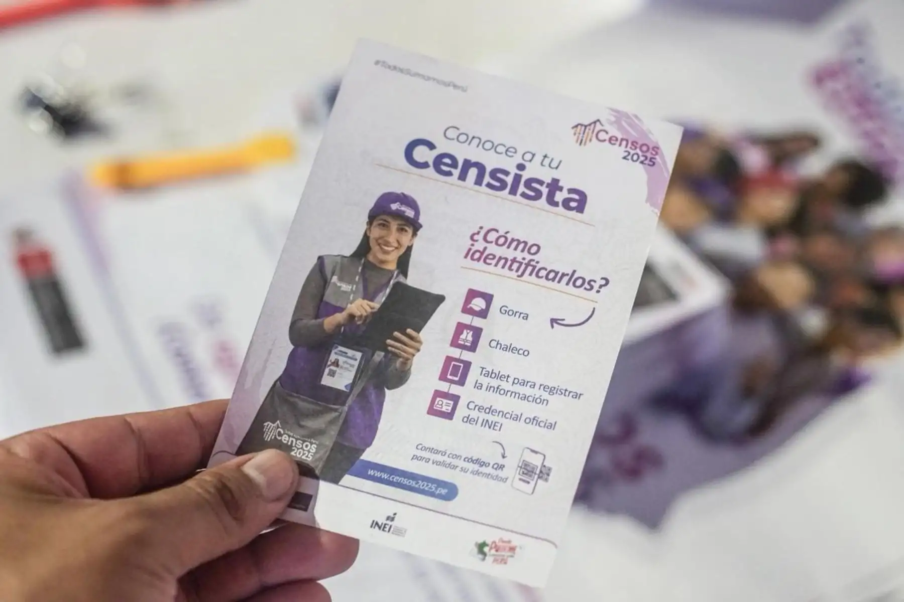 Los Censos Nacionales 2025 se desarrollarán hasta fines de octubre y son una oportunidad para conocer cuántos somos, cómo vivimos, qué lenguas hablamos desde la niñez y qué necesitamos como país. Foto: Mincul