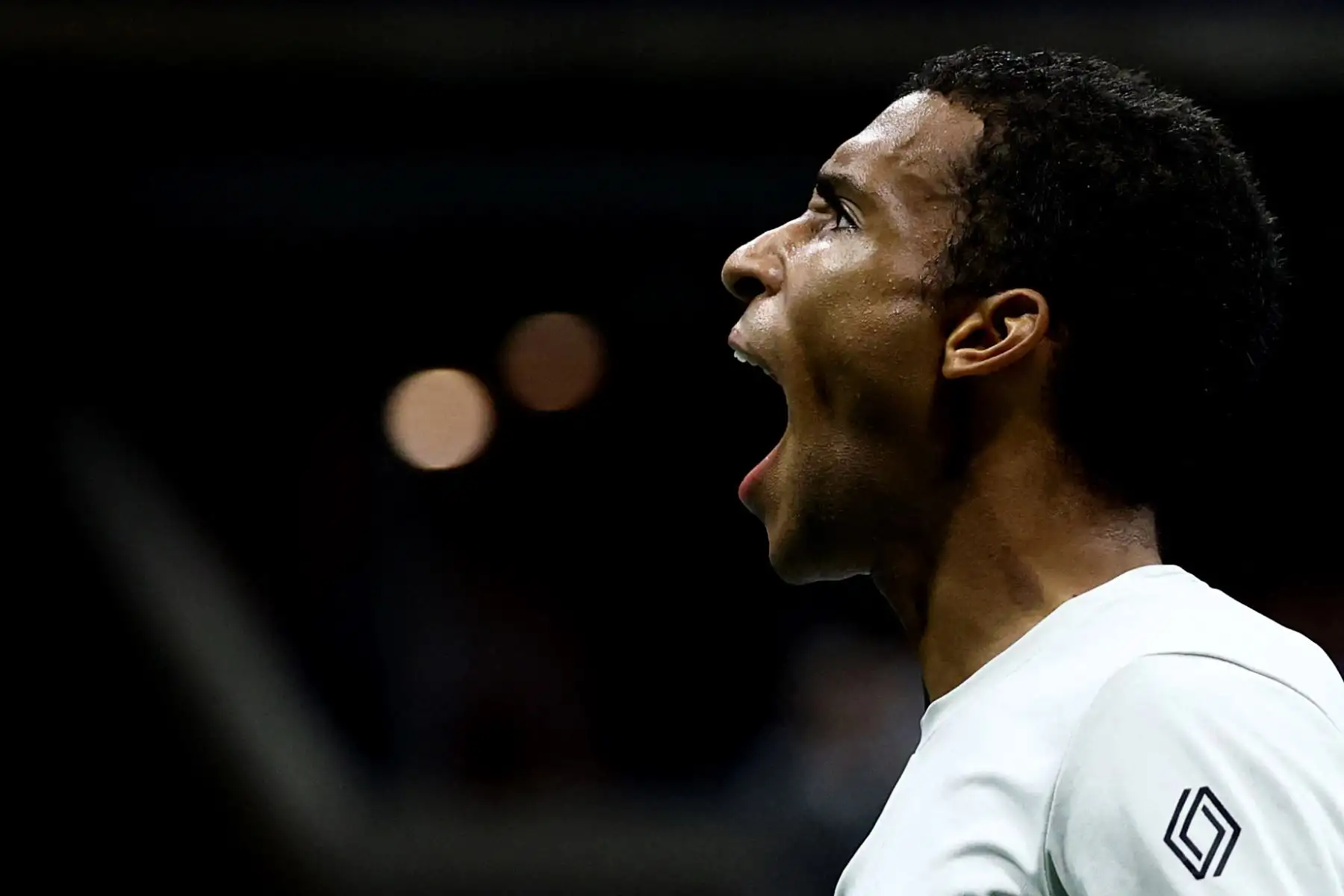 Felix Auger-Aliassime, de Canadá, celebra tras ganar el segundo set contra Jannik Sinner, de Italia, durante su partido de semifinales masculino en el decimotercer día del Abierto de Estados Unidos 2025, en el Centro Nacional de Tenis Billie Jean King de la USTA.
Foto: AFP