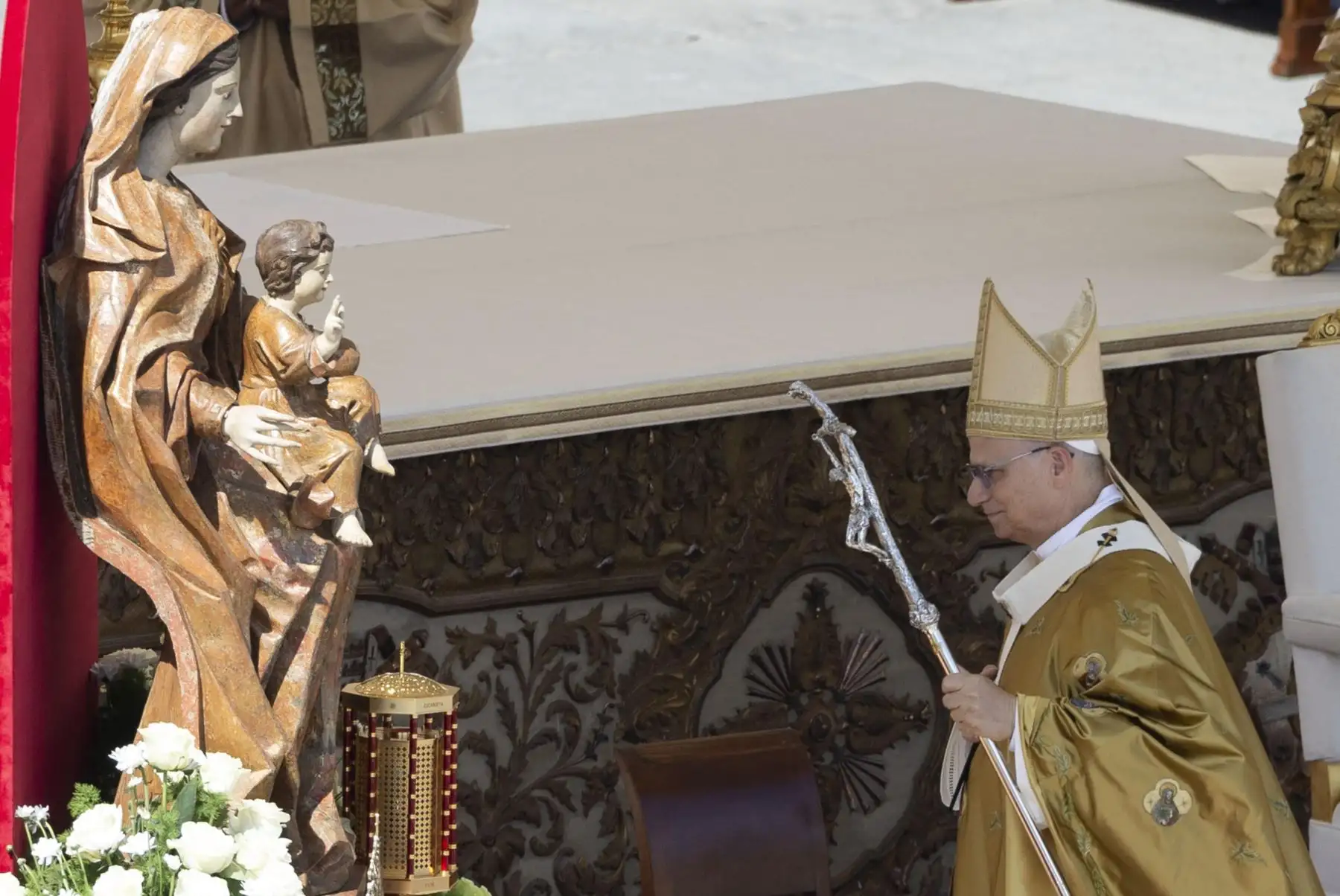 El Papa León XIV durante la ceremonia de canonización de Carlo Acutis y Piergiorgio Frassati en el Vaticano, el 7 de septiembre de 2025. Carlo Acutis, un adolescente italiano que murió en 2006, fue canonizado por el Papa, convirtiéndose en el primer santo millenial. Foto: EFE