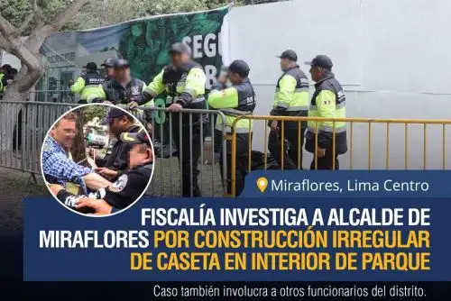 Fiscalía inicia investigación a alcalde de Miraflores por construcción irregular en parque. Foto: ANDINA/Difusión.