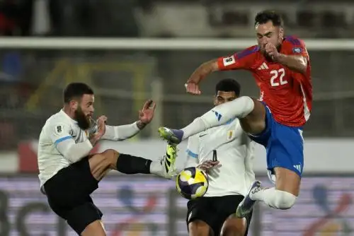 Partido intenso: Chile y Uruguay mantienen el marcador en blanco