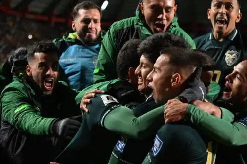 Bolivia derrotó 1-0 a Brasil y sacó boleto para el repechaje al Mundial 2026. Foto: AFP
