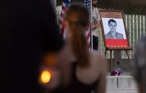 Charlie Kirk, activista de ultraderecha cercano a Donald Trump, fue asesinado en la víspera. Foto: AFP